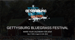 Desktop Screenshot of gettysburgbluegrass.com